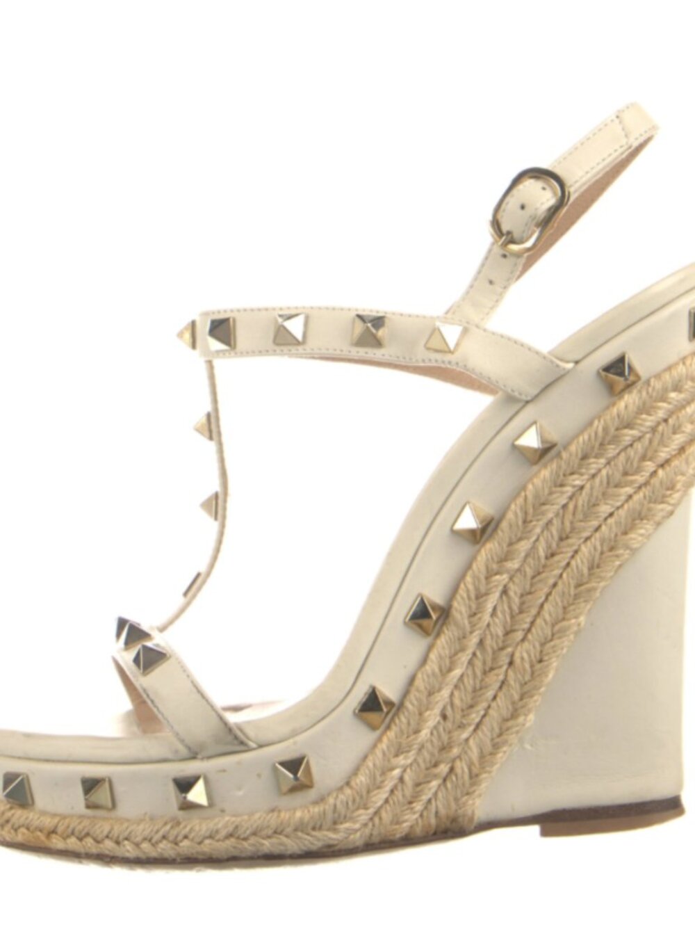 Valentino Garavani Rockstud Wedge Women Sandals size 37 - Picture 2 of 8